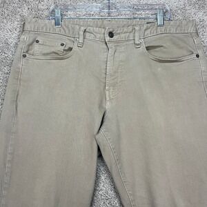 Bonobos Men's Brown Tan‎ Jeans Slim Fit Stretch Cotton Pants 36x32